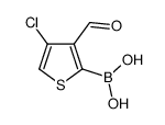 4-CHLORO-3-FORMYL-2-THIOPHENEBORONIC ACID structure