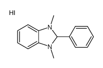 1,3-dimethyl-2-phenyl-1,2-dihydrobenzimidazol-1-ium,iodide Structure