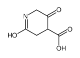 2,5-二氧代-4-哌啶羧酸(9ci)结构式