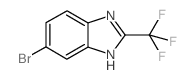 1H-BENZIMIDAZOLE, 6-BROMO-2-(TRIFLUOROMETHYL)- Structure
