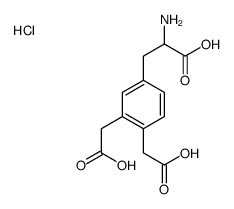 [3-[3,4-bis(carboxyMethyl)phenyl]-1-hydroxy-1-oxopropan-2-yl]azaniumchloride结构式