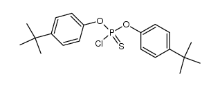 O,O-bis(p-tert.butylphenyl)chlorothiophosphate Structure