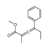 2-Methyl-4-phenyl-2,3-hexadienoic acid methyl ester结构式