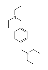 N-[[4-(diethylaminomethyl)phenyl]methyl]-N-ethylethanamine Structure