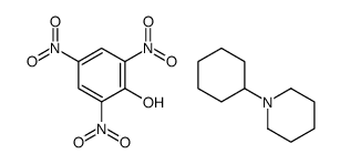 1-cyclohexylpiperidine,2,4,6-trinitrophenol Structure