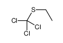 trichloromethylsulfanylethane Structure