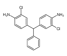 4-[(4-amino-3-chlorophenyl)-phenylmethyl]-2-chloroaniline Structure