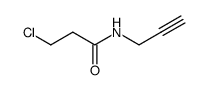 3-chloro-propionic acid prop-2-ynylamide结构式