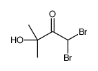 1,1-dibromo-3-hydroxy-3-methylbutan-2-one Structure