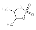 1,3,2-Dioxathiolane,4,5-dimethyl-, 2,2-dioxide Structure