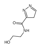 N-(2-Hydroxyethyl)-4H-pyrazole-3-carboxamide Structure