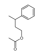 3-phenylbutyl acetate Structure