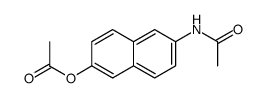 2-acetoxy-6-acetylamino-naphthalene结构式