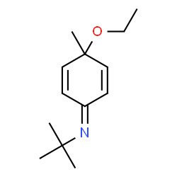 2-Propanamine,N-(4-ethoxy-4-methyl-2,5-cyclohexadien-1-ylidene)-2-methyl-(9CI)结构式