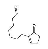 7-(5-oxocyclopenten-1-yl)heptanal结构式