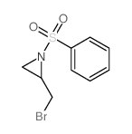Aziridine,2-(bromomethyl)-1-(phenylsulfonyl)-结构式