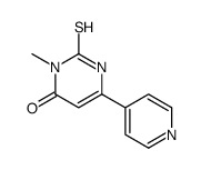 2-MERCAPTO-3-METHYL-6-(PYRIDIN-4-YL)PYRIMIDIN-4(3H)-ONE Structure