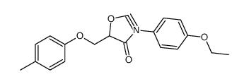 3-(p-Ethoxyphenyl)-5-(p-tolyloxymethyl)-2-oxazolidone structure