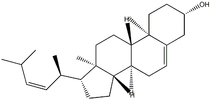 (22Z)-26,27-Dinorergosta-5,22-dien-3β-ol structure