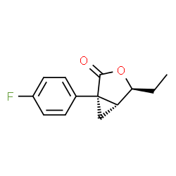 3-Oxabicyclo[3.1.0]hexan-2-one,4-ethyl-1-(4-fluorophenyl)-,(1S,4S,5R)-(9CI) picture