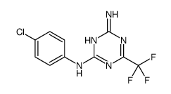 N-(4-Chlorophenyl)-6-(trifluoromethyl)-1,3,5-triazine-2,4-diamine picture