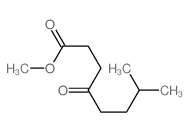 Octanoic acid,7-methyl-4-oxo-, methyl ester structure