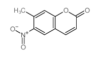 7-methyl-6-nitro-chromen-2-one结构式