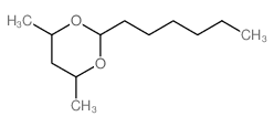 2-hexyl-4,6-dimethyl-1,3-dioxane structure