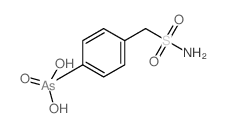Arsonic acid,As-[4-[(aminosulfonyl)methyl]phenyl]-结构式