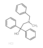 2-(benzyl-methyl-amino)-1,1-diphenyl-ethanol Structure