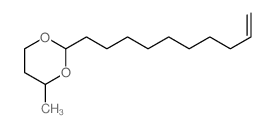1,3-Dioxane,2-(9-decen-1-yl)-4-methyl- Structure