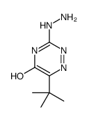 6-tert-butyl-3-hydrazinyl-2H-1,2,4-triazin-5-one Structure