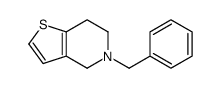 5-benzyl-6,7-dihydro-4H-thieno[3,2-c]pyridine结构式