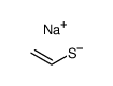 sodium ethenethiolate结构式