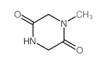 1-methylpiperazine-2,5-dione Structure
