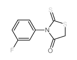 4-Thiazolidinone,3-(3-fluorophenyl)-2-thioxo- structure