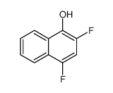 2,4-difluoronaphthalen-1-ol Structure