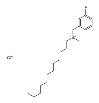 dodecyl-[(3-fluorophenyl)methyl]-methylsulfanium,chloride结构式