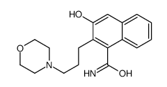 3-hydroxy-2-[3-(morpholino)propyl]naphthalene-1-carboxamide Structure