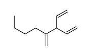 3-ethenyl-4-methylideneoct-1-ene结构式