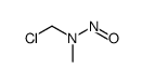 N-Chlormethyl-N-nitrosomethylamin结构式