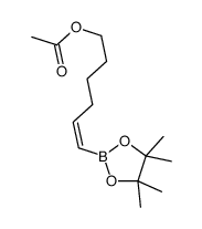 [(E)-6-(4,4,5,5-tetramethyl-1,3,2-dioxaborolan-2-yl)hex-5-enyl] acetate Structure