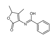 N-(2,3-dimethyl-5-oxo-2H-furan-4-yl)benzamide结构式