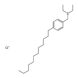 (4-dodecylphenyl)methyl-diethylsulfanium,chloride结构式