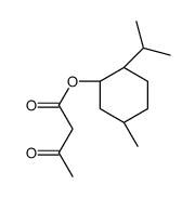 3-氧代丁酸 (1R,2S,5R)-5-甲基-2-(1-甲基乙基)环己基酯结构式