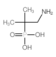 (1-amino-2-methyl-propan-2-yl)phosphonic acid结构式