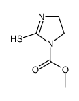 methyl 2-sulfanylideneimidazolidine-1-carboxylate结构式