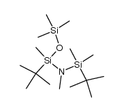 1-(tert-butyl)-N-(tert-butyldimethylsilyl)-N,1,3,3,3-pentamethyldisiloxan-1-amine Structure