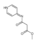 methyl 3-oxo-3-(pyridin-4-ylamino)propanoate结构式