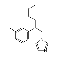 1-[2-(3-methylphenyl)hexyl]imidazole结构式